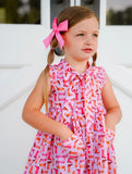 Bettie Boots Bow Twirl Toddler Girls Dress