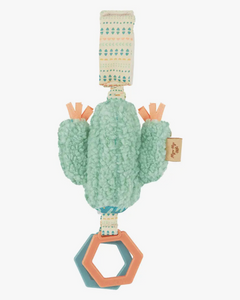 Itzy Activity Plush with Teether Toy- Cactus