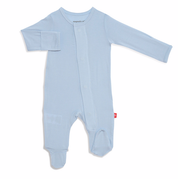 Magnetic Me Blue Footed Onesie Modal Bamboo