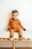 Vintage Boots Two Piece Bamboo Toddler Pajamas