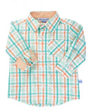 Presley Plaid Button Up Boys Shirt SALE